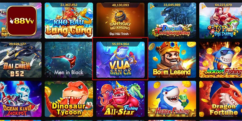 Giới thiệu game Vua bắn cá 88VV cơ bản cho hội viên
