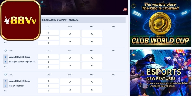 Sảnh CMD tại thể thao 88VV