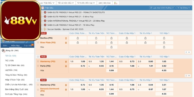 Sơ lược về thể thao 88VV