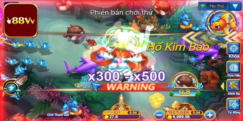 Tập trung tiêu diệt những con bơi theo đàn khi chơi