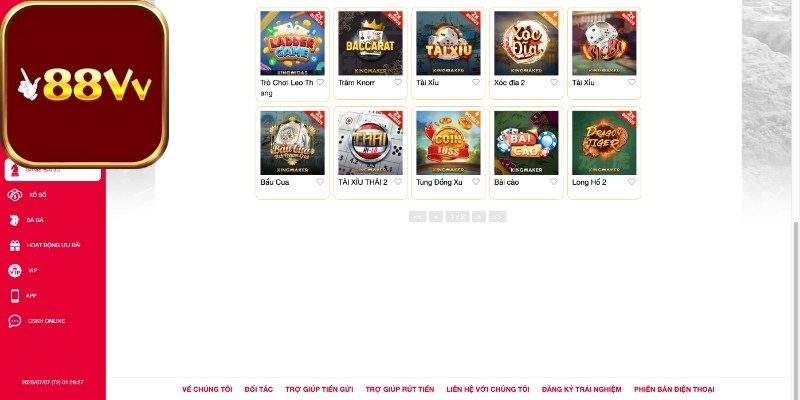 Thông tin về nhà cung cấp V8 game bài