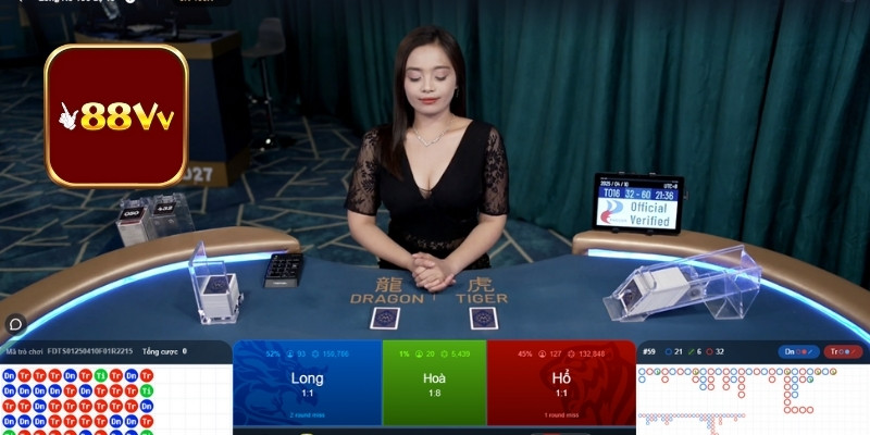 Điển hình các trò chơi tiêu biểu tại Live Casino 88VV