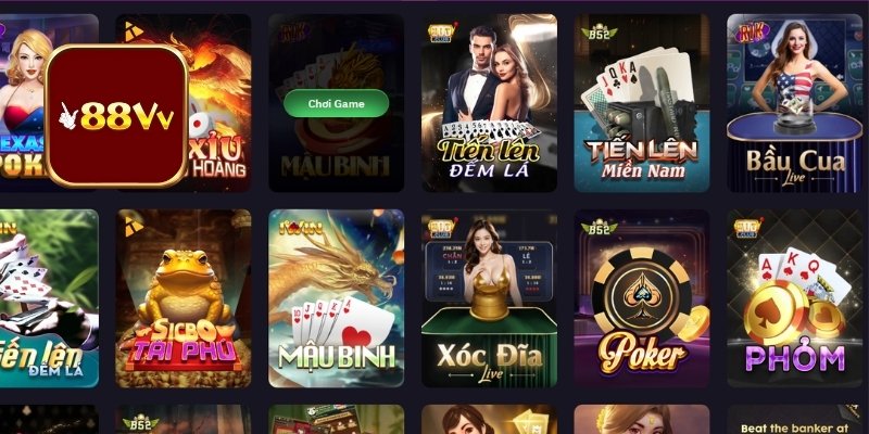 Kho game hấp dẫn mãn nhãn bậc nhất của 88VV trên thị trường